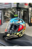 LS2 Rapid 2 Neo Mavi-Mor Full Face Motosiklet Kask - 3