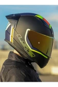 LS2 RAPID 2 RACE EXTRA MAT NEON SARI FULLFACE MOTOSİKLET KASKI GOLD CAMLI thumbnail 3