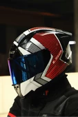 LS2 RAPID 2 Race EXTRA BEYAZ-KIRMIZI KASK - 4