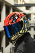 LS2 RAPID 2 RACE SPOX KIRMIZI-GRİ KASK - 2