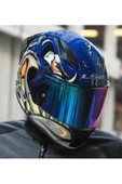 LS2 RAPID 2 RACE SPOX MAVİ-GRİ KAPALI MOTOSİKLET KASKI GÖKKUŞAĞI CAMLI thumbnail 4