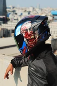 LS2 RAPID 2 RACE ZOMBIE SİYAH-KIRMIZI KASK - 5