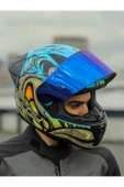 LS2 RAPID 2 RACE NEO MAVİ-MOR KASK - 7