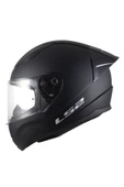 LS2 Rapıd 2 Race Mat Siyah Full Face Motosiklet Kaskı - 1