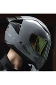 LS2 Rapıd 2 Race Nardo Gri Fullface Motosiklet Kaskı Gold Camlı thumbnail 2