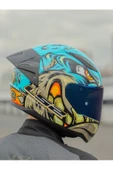 LS2 RAPID 2 RACE NEO MAVİ-MOR KASK - 6