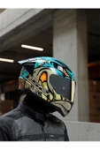 LS2 Rapıd 2 Race Neo Mavi-mor Kask - 6