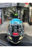 LS2 Rapid 2 Neo Mavi-Mor Full Face Motosiklet Kask - 2