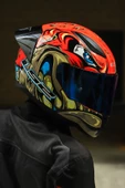 LS2 RAPID 2 RACE SPOX KIRMIZI-GRİ KASK - 5