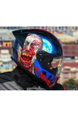 LS2 Rapıd 2 Race Zombıe Fullface Motosiklet Kaskı Şeffaf Camlı thumbnail 3