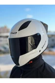 LS2 Rapid 2 Race Beyaz Kask - 2