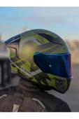 LS2 RAPID 2 RACE THUNDER BIRDS MAT YEŞİL-SİYAH-GRİ KASK - 5