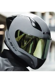 LS2 Rapıd 2 Race Nardo Gri Fullface Motosiklet Kaskı Gold Camlı thumbnail 1