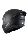 LS2 Rapıd 2 Race Mat Siyah Full Face Motosiklet Kaskı - 3