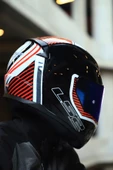 LS2 RAPID 2 EXTRA BEYAZ-KIRMIZI KASK - 2