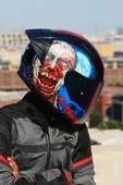 LS2 RAPID 2 RACE ZOMBIE SİYAH-KIRMIZI KASK - 3