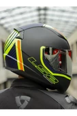 LS2 RAPID 2 EXTRA MAT NEON SARI-NAVY MAVİ KASK - 6