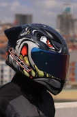 LS2 RAPID 2 RACE SPOX GRİ-KIRMIZI KASK - 1
