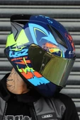 LS2 RAPİD RACE TAGLINE MAVİ-NEON SARI - 2