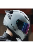 LS2 Rapıd 2 Race Nardo Gri  Fullface Motosiklet Kaskı Gökkuşağı Camlı thumbnail 2