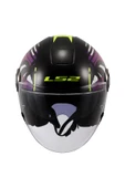 LS2 CLASSY PALM SİYAH KASK - 4