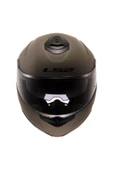 LS2 STROBE 2 MAT KUM ÇENEDEN AÇILIR MOTOSİKLET KASKI - 4