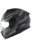 LS2 STREAM 2 SHADOW MAT GRİ FULLFACE MOTOSİKLET KASKI - 2