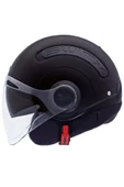 Nexx Unisex Siyah Sx.10 Güneş Vizörlü Açık Kask - 1