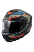 LS2 Stream 2 Road Full Face Motosiklet Kaskı  Gri Siyah - 1