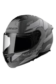 LS2 STREAM 2 SHADOW MAT GRİ FULLFACE MOTOSİKLET KASKI - 1