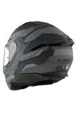 LS2 STREAM 2 SHADOW MAT GRİ FULLFACE MOTOSİKLET KASKI - 3