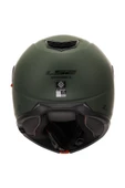 LS2 STROBE 2 MAT YEŞİL ÇENEDEN AÇILIR MOTOSİKLET KASKI - 4