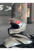 LS2 Stream 2 Mat Tıtanıum Güneş Vizörlü Tam Kask Xl - 1