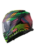 LS2 Storm 2 Power Mat Siyah-gökkuşağı Kask - 6