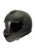 LS2 STROBE 2 MAT YEŞİL ÇENEDEN AÇILIR MOTOSİKLET KASKI - 2