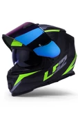 LS2 Storm 2 Nerve Mat Siyah-neon Sarı Kask - 3