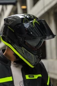 Givi 50.9 ENIGMA SİYAH-TITANIUM-NEON SARI KASK thumbnail 2