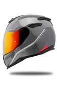 Nexx Sx.100 Skyway Gri-kırmızı Kask thumbnail 1