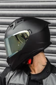 Givi 50.8 Mat Siyah Kask ( Sarı Şeffaf Cam ) thumbnail 4