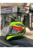 LS2 Storm 2 Dodger Mat Siyah-Neon Sarı Full Face Motosiklet Kask - 3