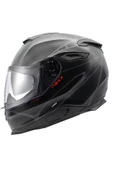 Nexx Y.100 B-sıde Mat Siyah-gri Kask - 1