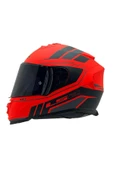 LS2 STORM 2 FIST MAT TURUNCU-SİYAH KASK SİYAH CAM - 3