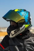 LS2 STORM 2 SPRINTER MAT SİYAH-GRİ-COBALT KASK thumbnail 6
