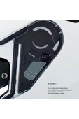 Nexx SX.100 SKYWAY GRİ-KIRMIZI KASK - 2