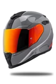 Nexx Sx.100 Skyway Gri-kırmızı Kask thumbnail 3