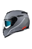 Nexx SX.100 SKYWAY GRİ-KIRMIZI KASK - 1
