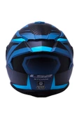 LS2 Storm 2 Racer Full Face Motosiklet Kaskı Gökkuşağı Vizörlü - 3
