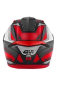 Givi Gıvı 50.8 Brave Mat Siyah-tıtanıum-kırmızı Kask - 3