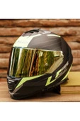 LS2 Storm 2 Nerve Mat Siyah-neon Sarı Kask - 2