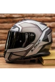 LS2 Storm 2 Faster Mat Tıtanıum Kask - 1